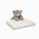 PELUCHE+MANTA ESTRELLA BEAR BEIGE INTERBABY