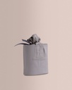 FUNDA ALMOHADA SEDA DE BAMBÚ GRIS DON ALGODON