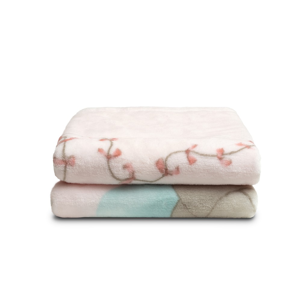 MANTA CUNA SEDALINA 110X140 ELEFANTE COMETA ROSA INTERBABY