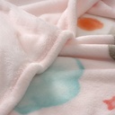 MANTA CUNA SEDALINA 110X140 ELEFANTE COMETA ROSA INTERBABY
