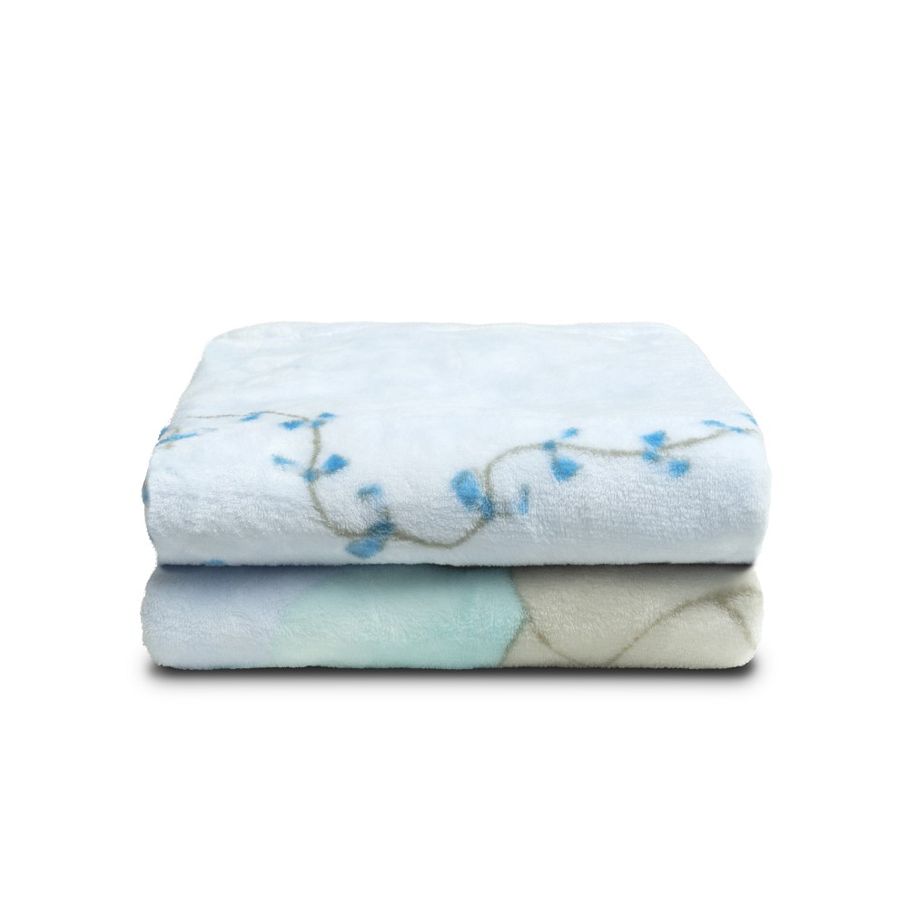 MANTA CUNA SEDALINA 110X140 ELEFANTE COMETA AZUL INTERBABY