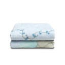 MANTA CUNA SEDALINA 110X140 ELEFANTE COMETA AZUL INTERBABY
