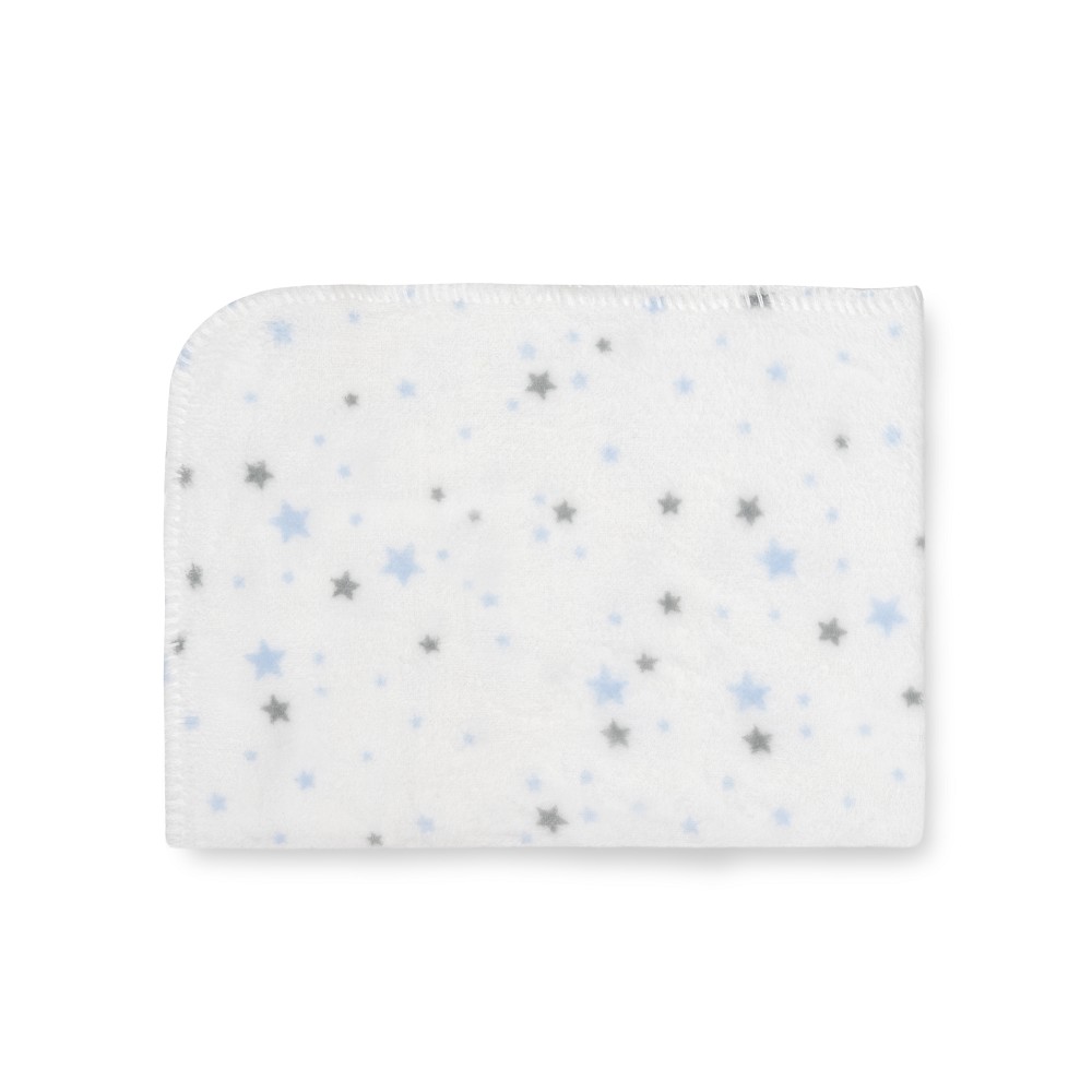 PELUCHE+MANTA ESTRELLA CONEJO AZUL INTERBABY