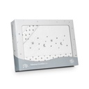 TRIPTICO CUNA CORALINA ESTRELLA LUNA BLANCO-GRIS INTERBABY