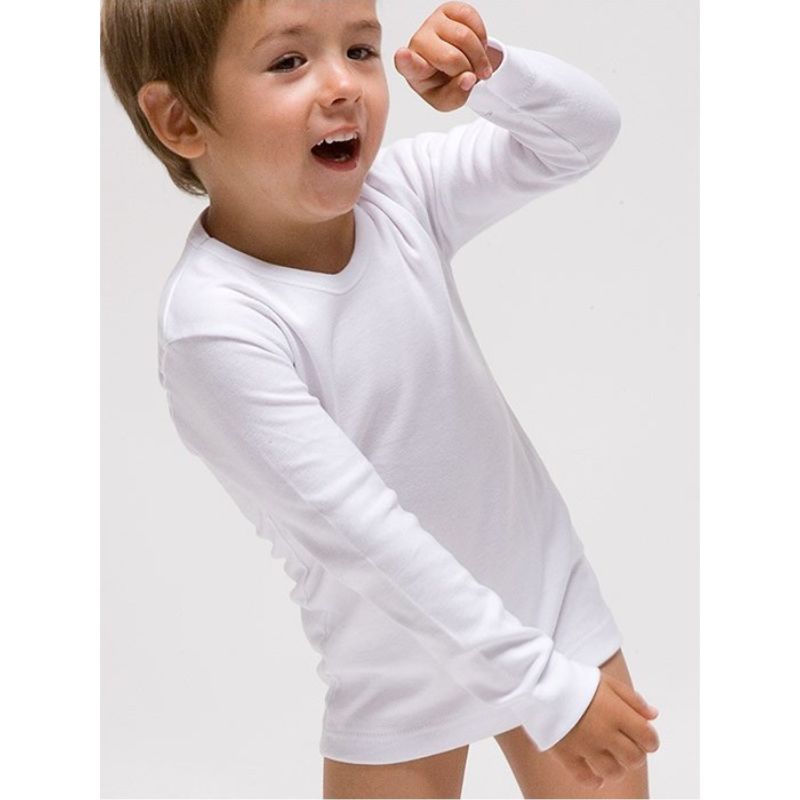 CAMISETA INFANTIL M/L ALGODON 419 RAPIFE