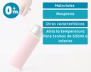 FUNDA NEOPRENO 7X20 PARA TERMO 500ML 1437 ROSA KIOKIDS