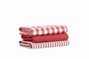 PACK 3 PAÑOS DE COCINA ALGODON 50X70 ROJO DESKARAO