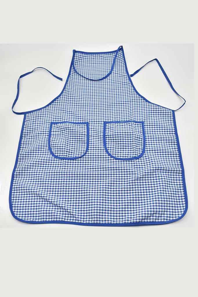 DELANTAL VICHY AZUL SAMARUC
