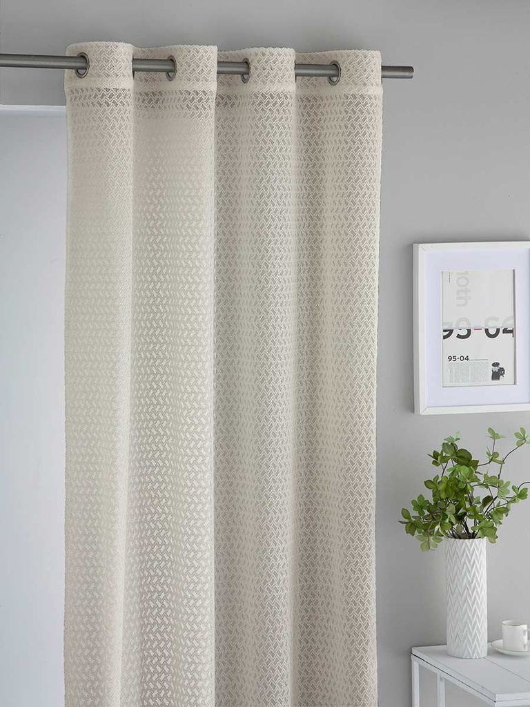 CORTINA IM MIRAL BEIGE 140X270 FUN&amp;DECO