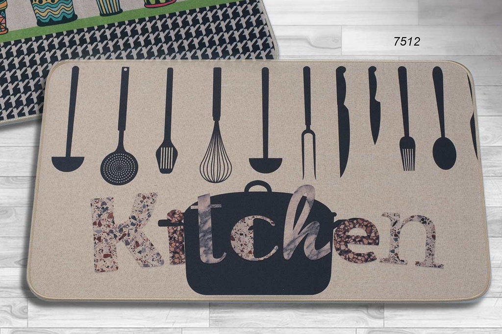 ALFOMBRA COCINA 7512 MULTICOLOR IDEAL TEXTIL