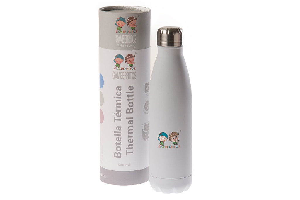 BOTELLA TÉRMICA 10579 500ML GRIS GAMBERRITOS