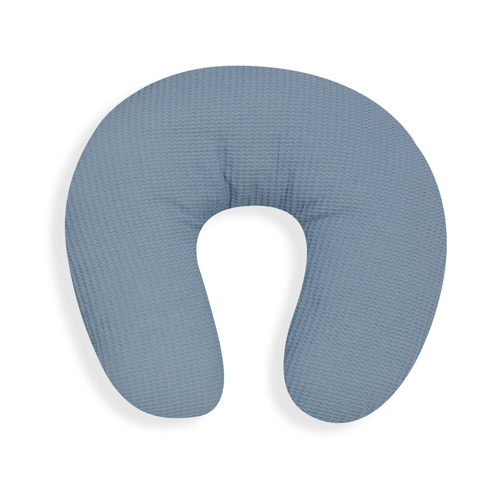 ALMOHADA LACTANCIA ASTRID/VIGGO 65X55 PETROLEO DON ALGODON