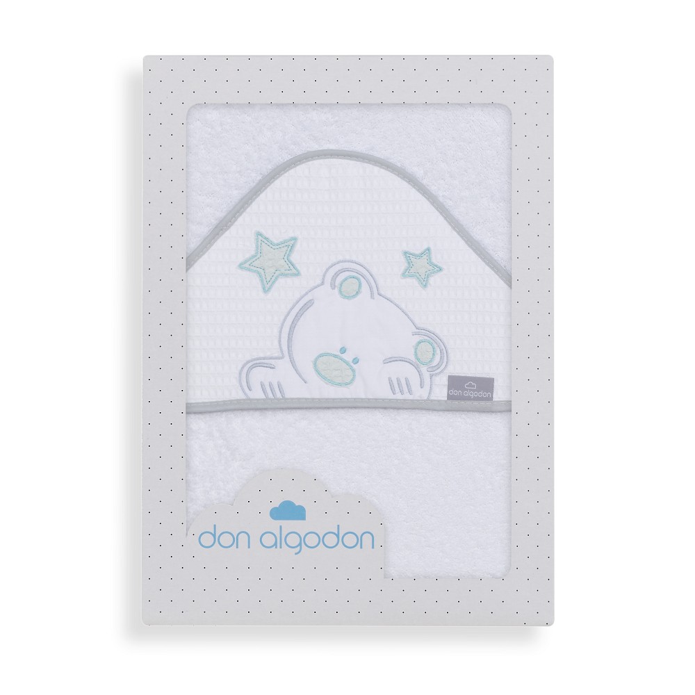 CAPA DE BAÑO 1X1 VIGGO BLANCO-MENTA DON ALGODON
