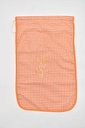 BOLSA PAN BORDADA NARANJA VICHY SC