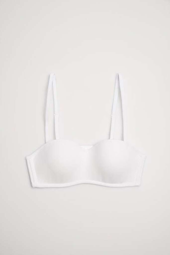 SUJETADOR BANDEAU 18868 BLANCO YSABEL MORA
