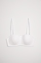 SUJETADOR BANDEAU 18868 BLANCO YSABEL MORA