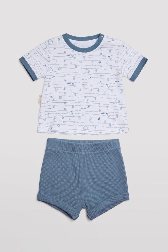 CONJUNTO BEBÉ MANGA CORTA 25532 YSABEL MORA