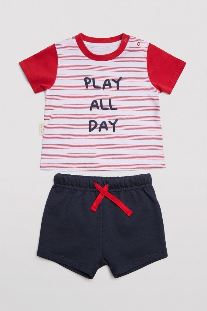 CONJUNTO BEBÉ MANGA CORTA 25543 YSABEL MORA