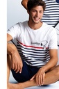 PIJAMA HOMBRE PEANUTS SAIL WITH ME 62009 SNOOPY NAVY