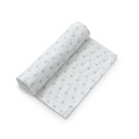 MUSELINA 120X120 STAR BLANCO/AZUL INTERBABY