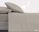 FUNDA ALMOHADA LISA LINO VIDAL HOME