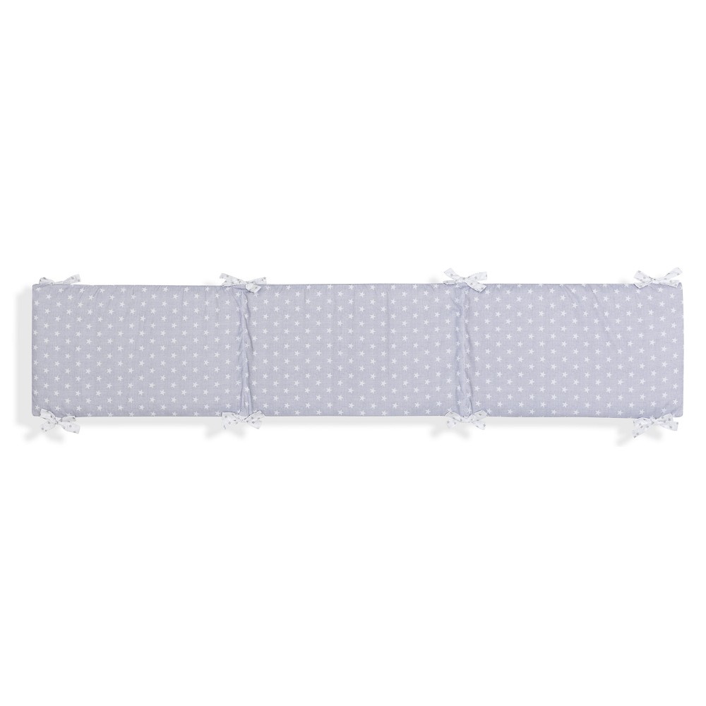 PROTECTOR CHICHONERA CUNA 40X185X3 STAR GRIS INTERBABY