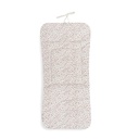 COLCHONETA REVERSIBLE VICHY+FLORES ROSA DON ALGODON