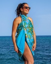 PAREO PLAYA ESTAMPADO CON RIZO 90X170CM SAFARI VINTAGE SUN & SURF