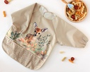 BABERO IMPERMEABLE CON MANGAS CIERVO 4240 BEIGE KIOKIDS