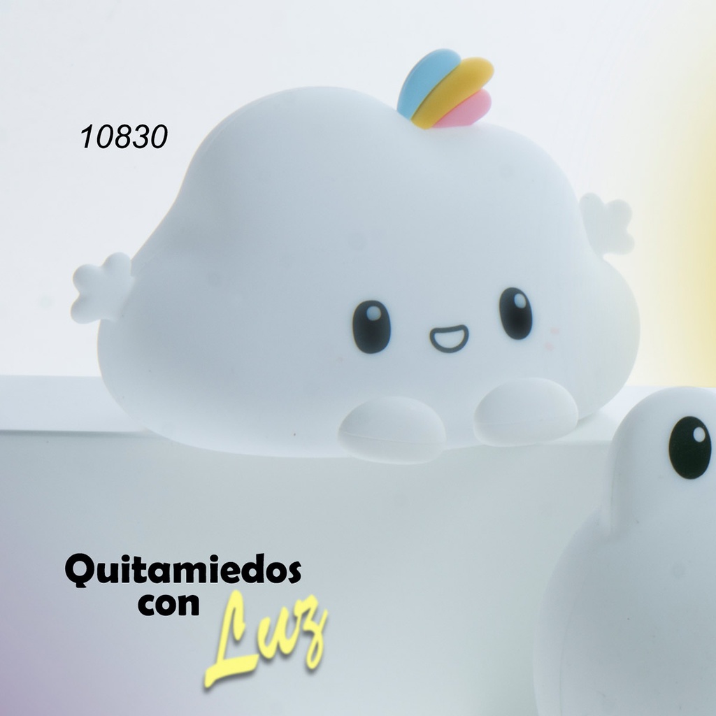 LÁMPARA INFANTIL SILICONA 10830 NUBE GAMBERRITOS