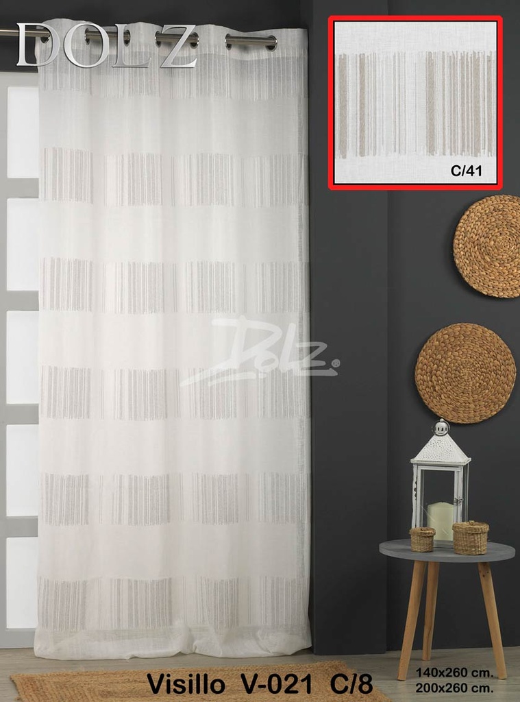 VISILLO V021 140X260 LINO DOLZ