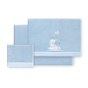 TRIPTICO CUNA CORALINA ELEFANTE GLOBO CORAZON AZUL INTERBABY