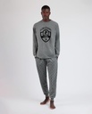 PIJAMA HOMBRE LUX 62162 GRIS LOIS