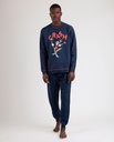 PIJAMA HOMBRE FELPA WINTER CLUB 62213 MARINO DISNEY