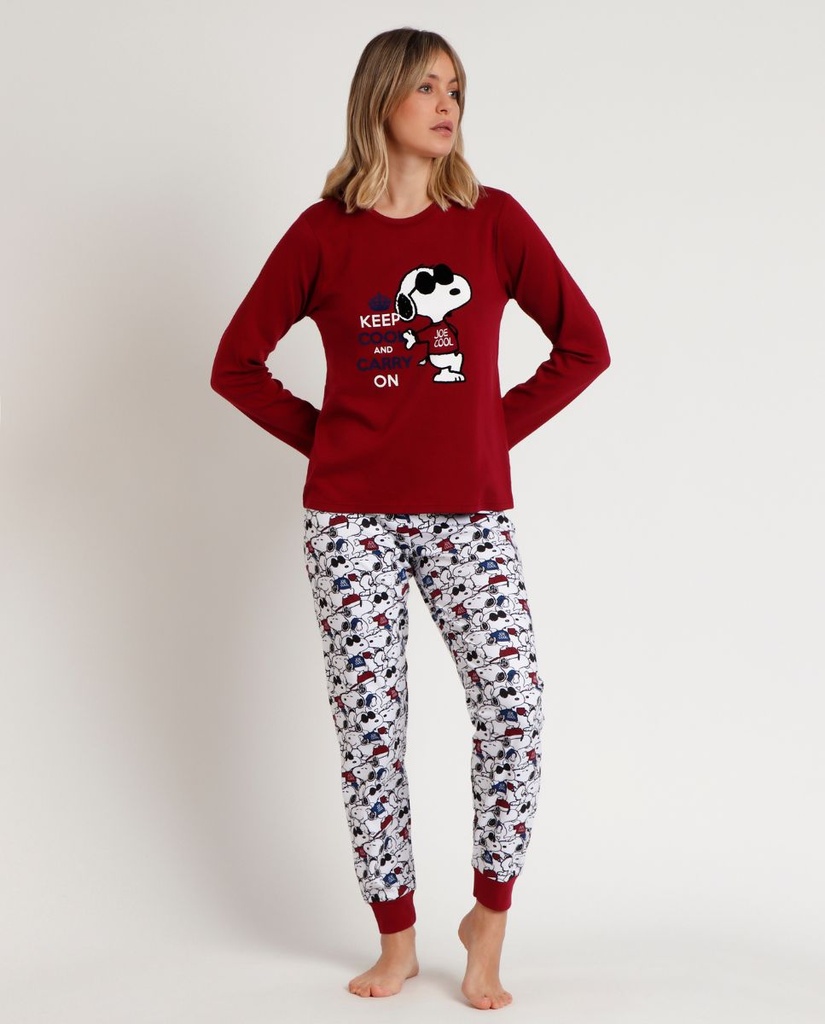 PIJAMA MUJER KEEP COOL 62448 SNOOPY