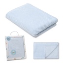 MANTA POPCORN 80X110 AZUL INTERBABY