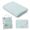 MANTA POPCORN 80X110 VERDE INTERBABY