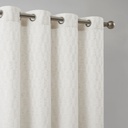 CORTINA JACQUARD LINO GEOMETRICO CD-5360 CRUDO CAMALTEX