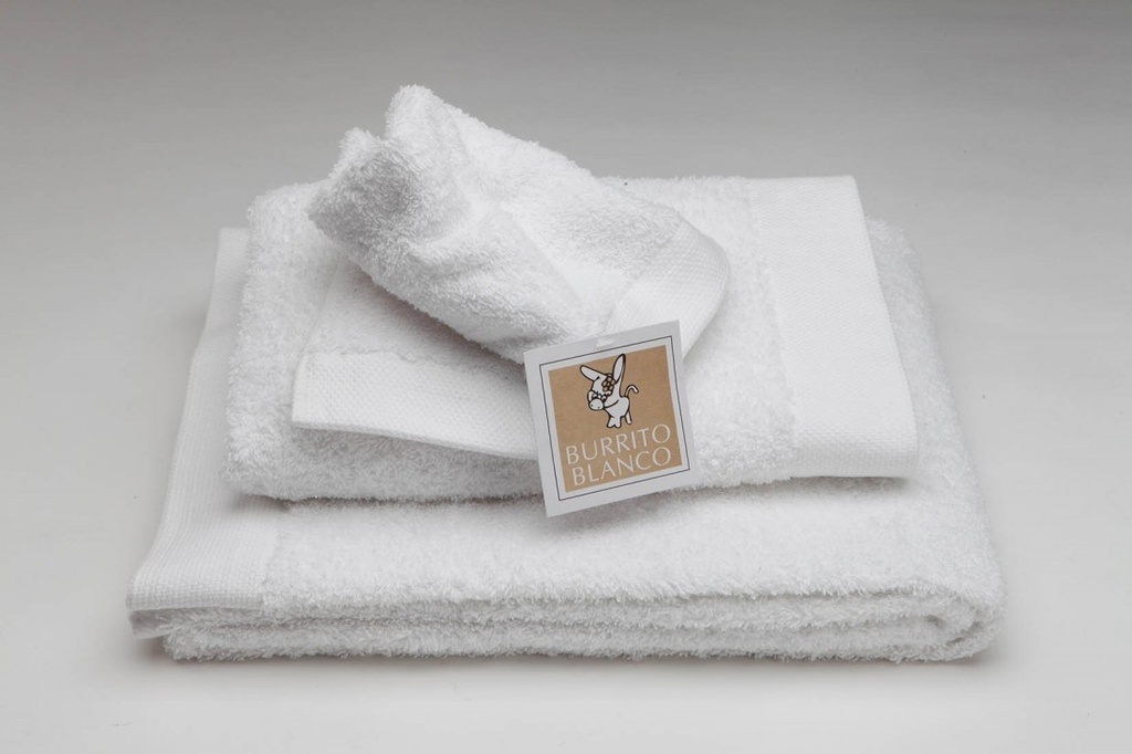 JUEGO DE TOALLAS 080 BLANCO BURRITO BLANCO