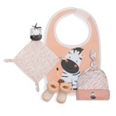 SET REGALO CEBRA BLANCO-ROSA INTERBABY