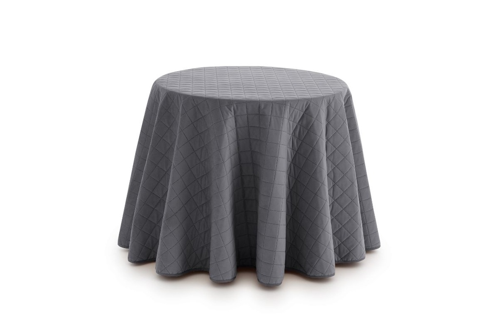 FALDA CAMILLA TERCIOPELO ACOLCHADA VELVET GRIS HIPERMANTA