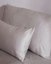 FUNDA ALMOHADA SEDA DE BAMBÚ GRIS DON ALGODON