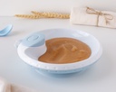 PLATO TÉRMICO CON VENTOSA ANTIVUELCO 17CM 3821 AZUL KIOKIDS