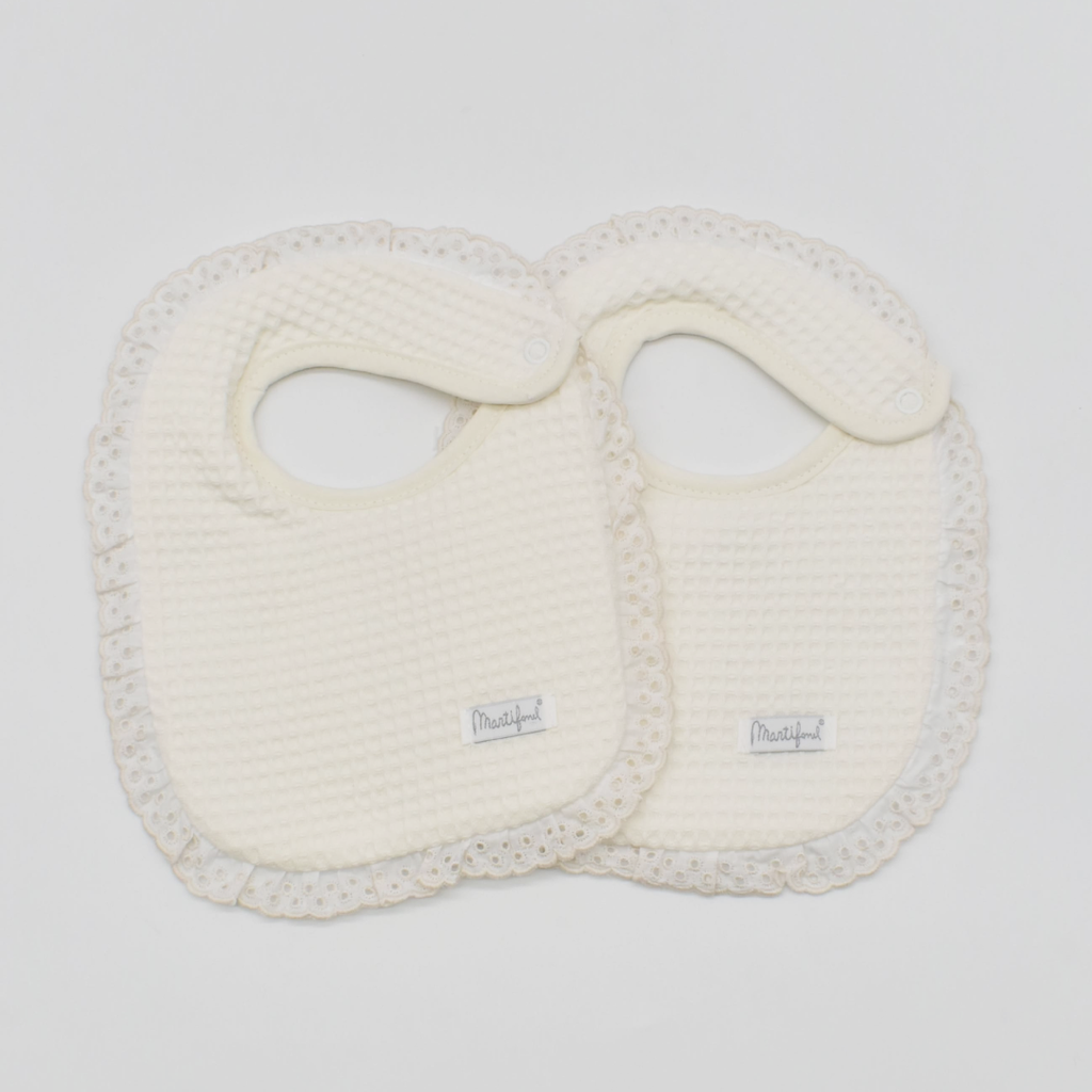 PACK 2 BABEROS REF 34 1425/2 05 BEIGE MARTIFANEL