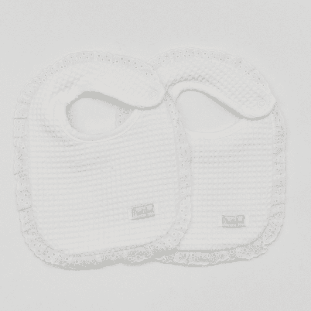 PACK 2 BABEROS REF 34 1425/2 01 BLANCO MARTIFANEL