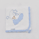 GASA F2 BORDADA LUNA 02 AZUL 65X65 MARTIFANEL