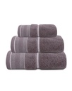 JUEGO DE TOALLAS JACQUARD ARET GRIS DON ALGODÓN