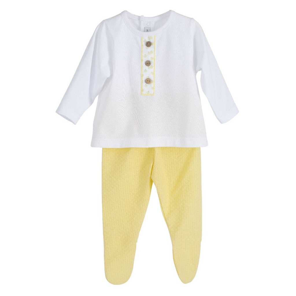 CONJUNTO POLAINA FRISA 11106 AMARILLO CALAMARO