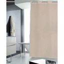 CORTINA DE BAÑO 180X200 POLYESTER LISA BEIGE STILIA