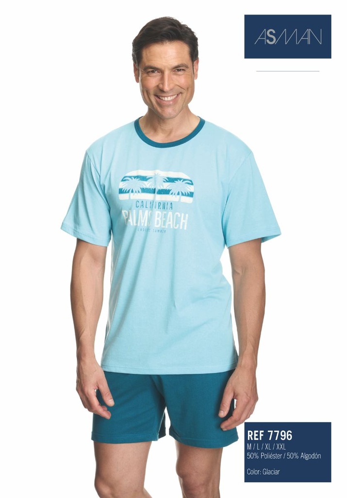 PIJAMA HOMBRE VERANO 7796 GLACIAR ASMAN